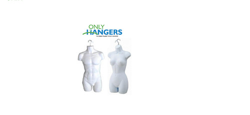 Male female hanging - male, torso